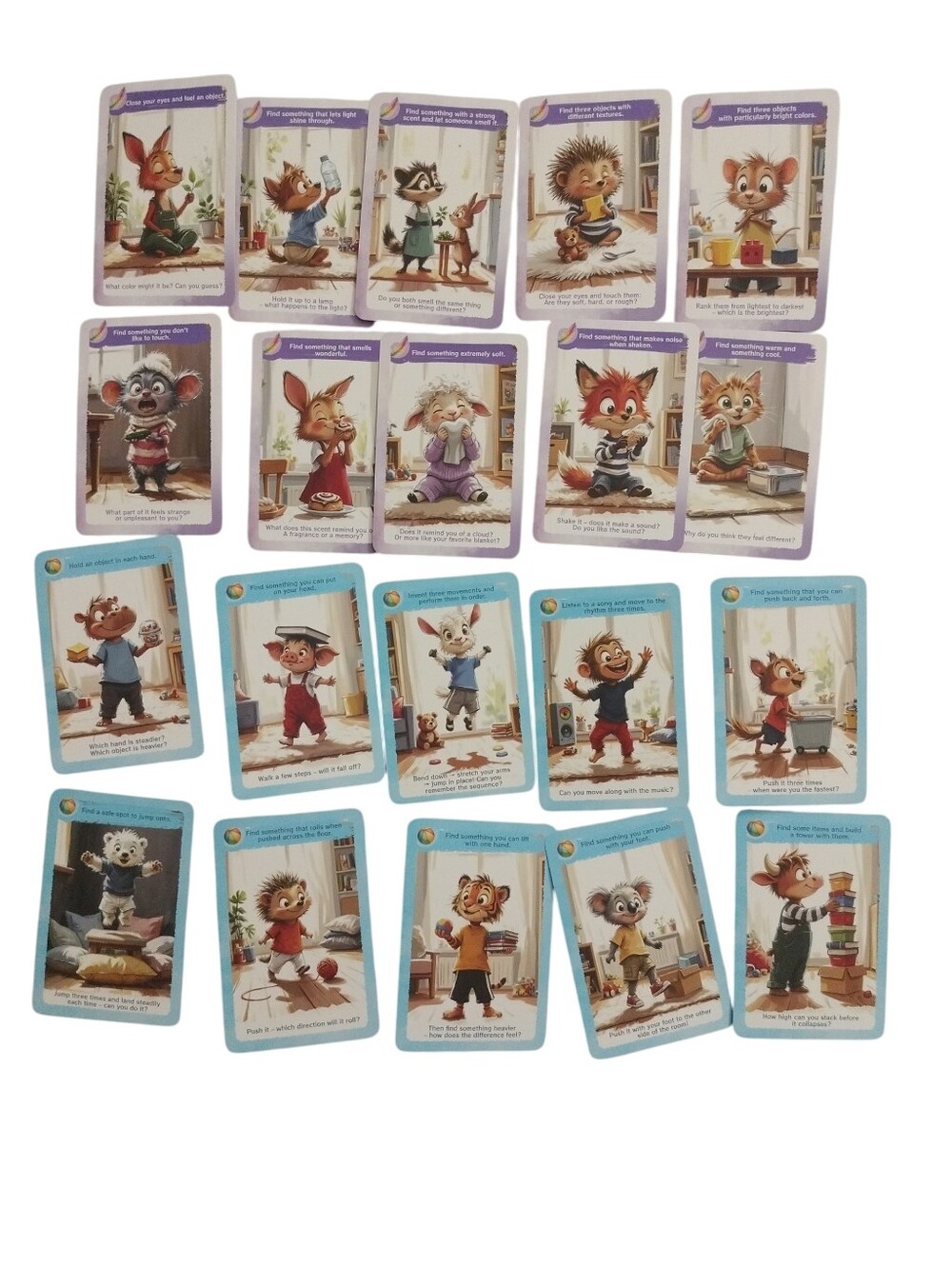 Discovery Emotions Actions Feelings Montessori Educational Flash Cards 3+ - Picture 14 of 16